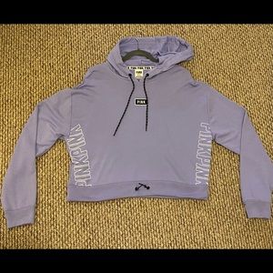 Pink Victoria’s Secret - Cropped Drawstring Hoodie